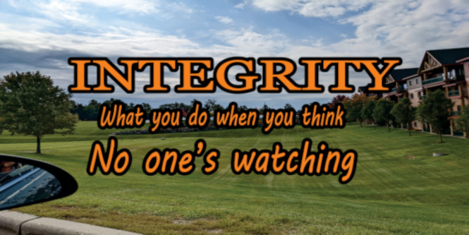 Integrity License Plate